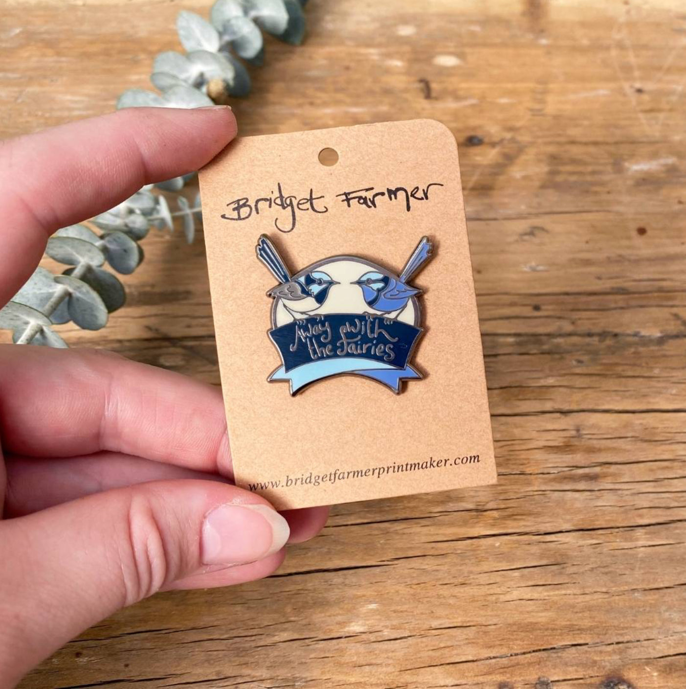 Away With The Fairies Enamel Pin