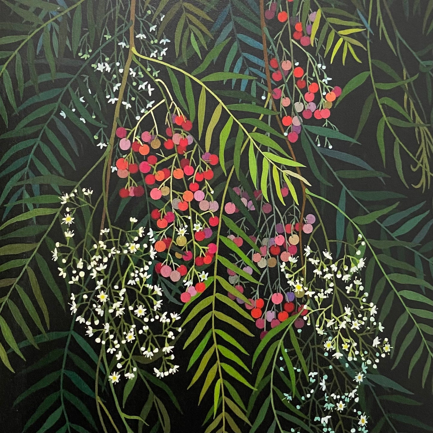 Flowers In Your Hair Card - Pepper Tree