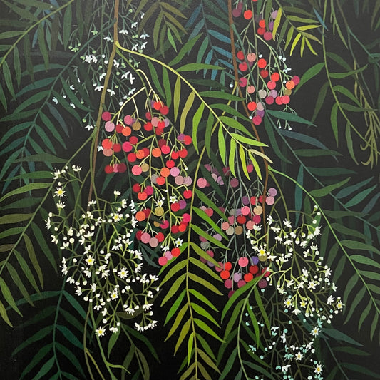 Flowers In Your Hair Card - Pepper Tree