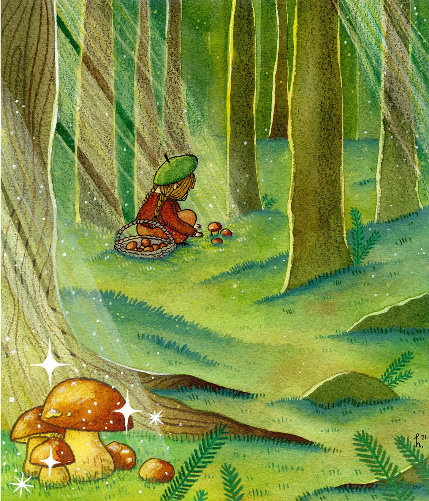 The Treasure Hunter - A3 Print