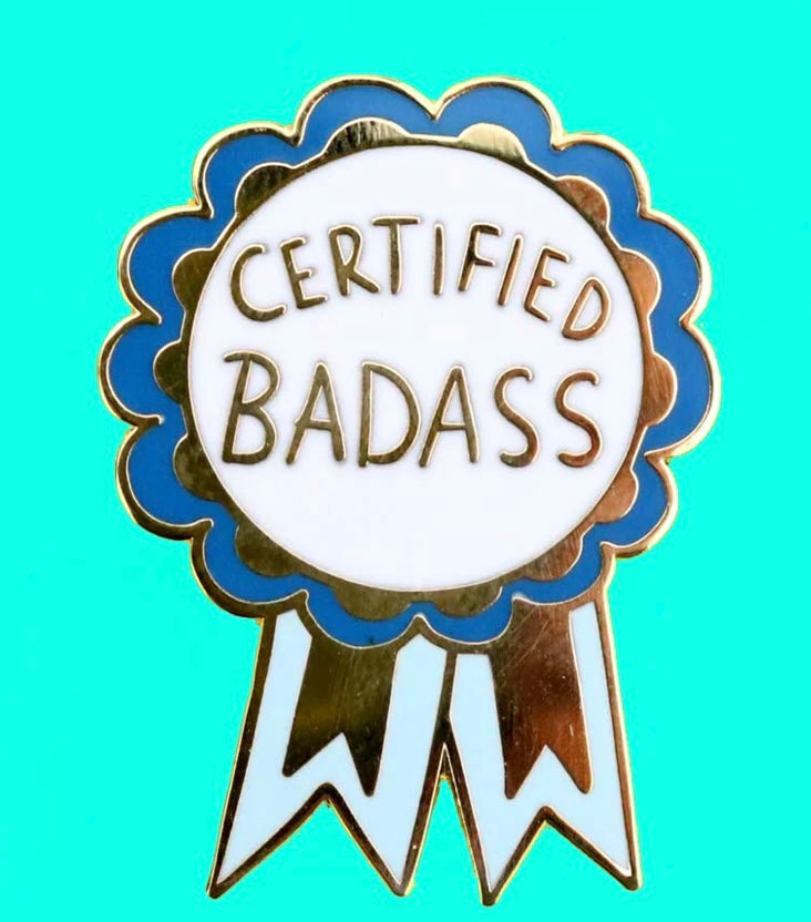 Jubly-Umph Lapel Pin Certified Badass