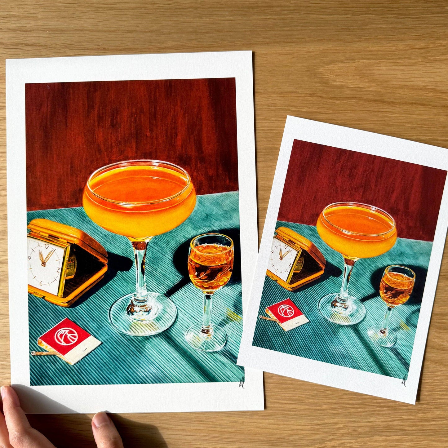 The Temptation Art Print: Print Only / A4