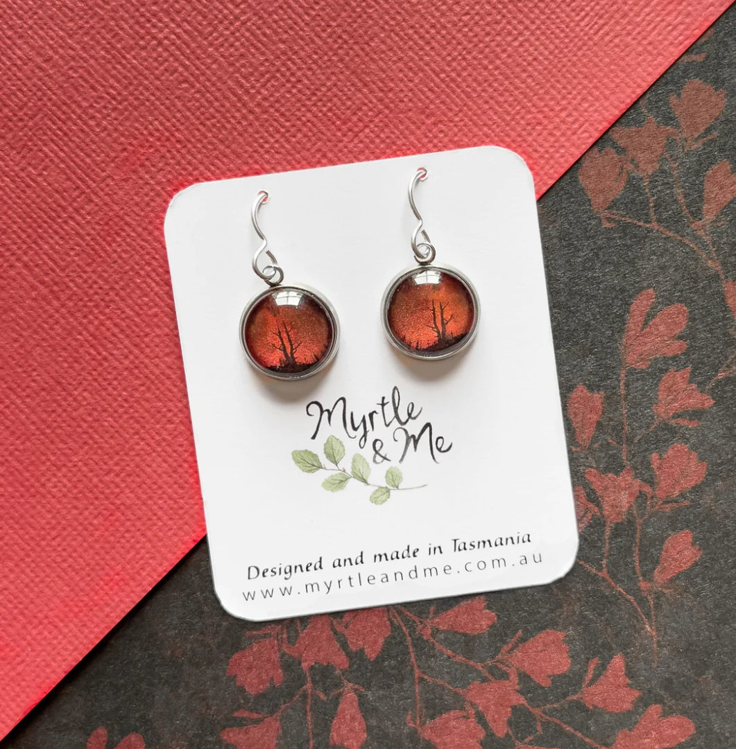 Myrtle & Me Drop Earrings King Billy Pine-Winter Edition