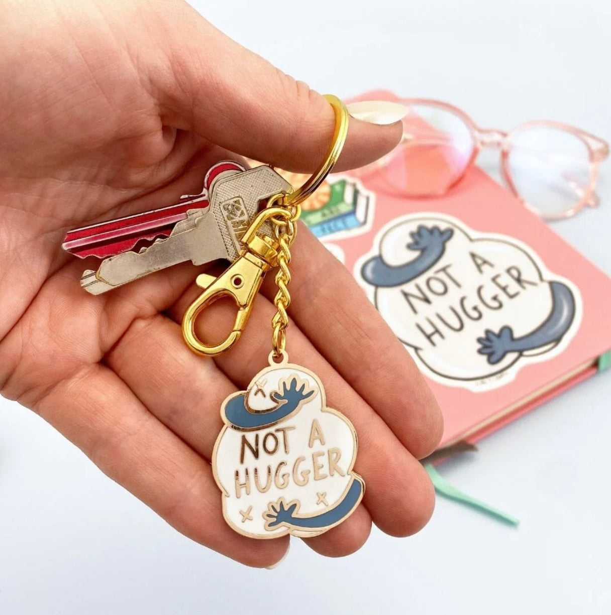 Jubly-Umph Not A Hugger Keychain