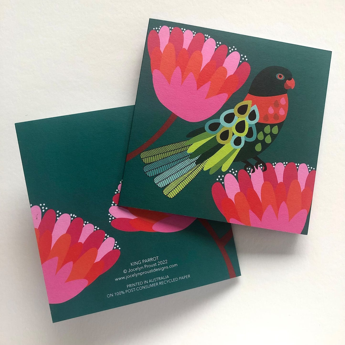 Jocelyn Proust Designs Card - King Parrot