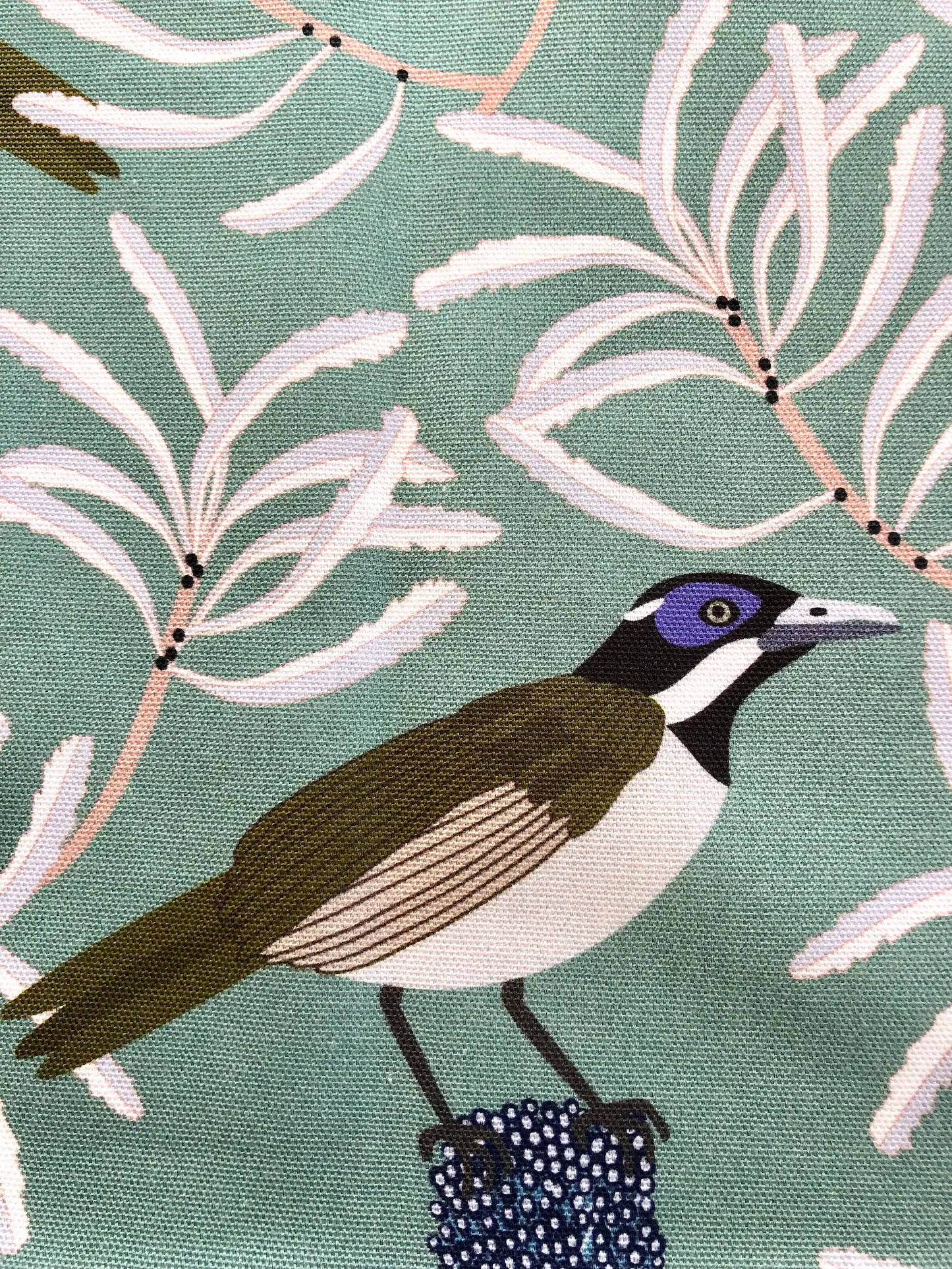 Jocelyn Proust Designs Tea Towel Blue Faced Honeyeater