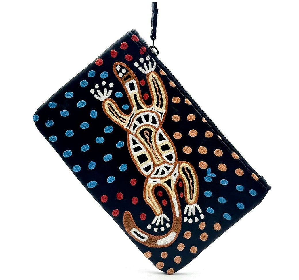 Better World Arts - Leather Clutch Bag - Willie Wilson