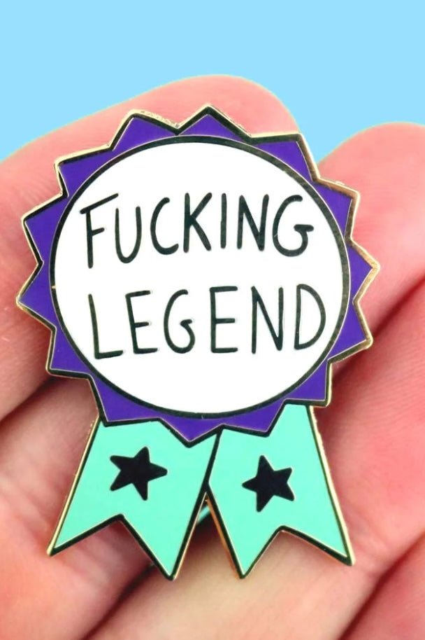 Jubly-Umph Lapel Pin Fucking Legend