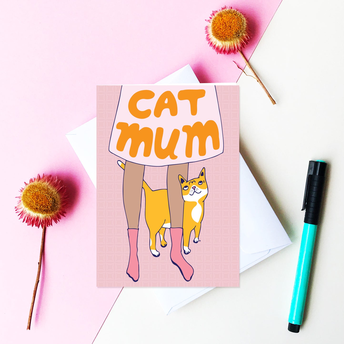 Able & Game Card - Cat Mum