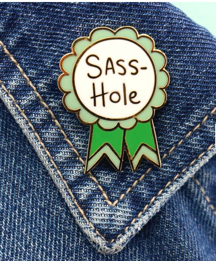 Jubly-Umph Lapel Pin Sass-Hole