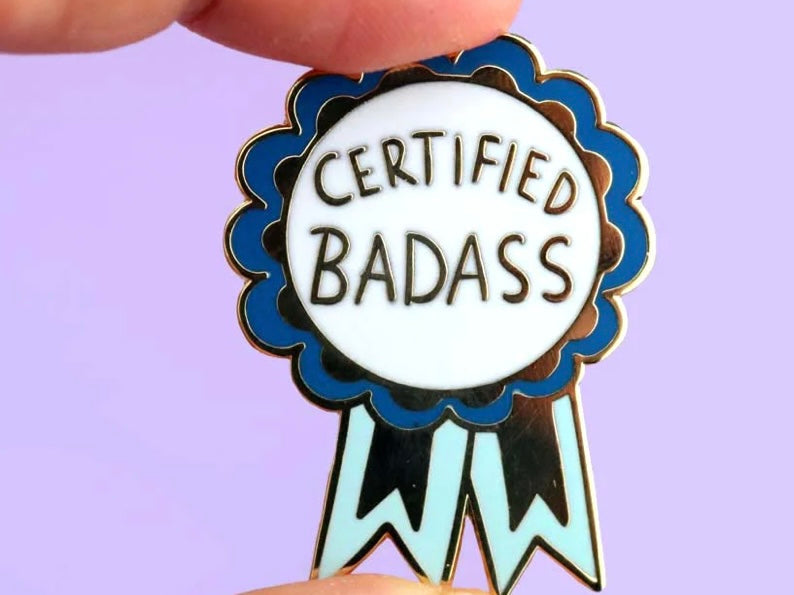 Jubly-Umph Lapel Pin Certified Badass