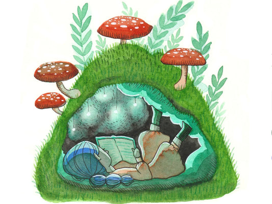 Hannakin Reading Nook Print