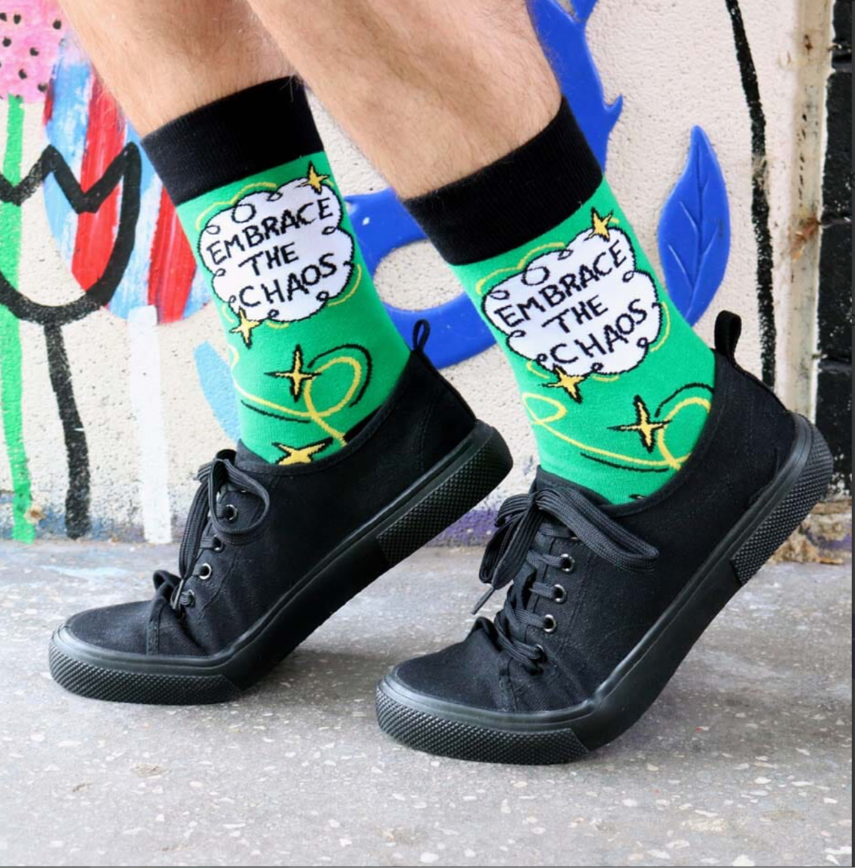 Jubly-Umph Socks - Embrace the Chaos