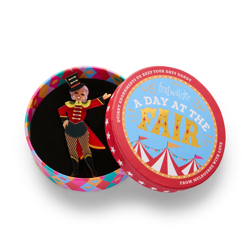 Erstwilder A Day at The Fair Collection - Roll Up! Roll Up! Brooch