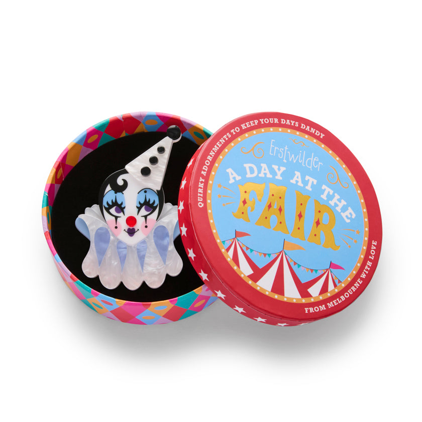 Erstwilder A Day at The Fair Collection - Send in the Clown Brooch