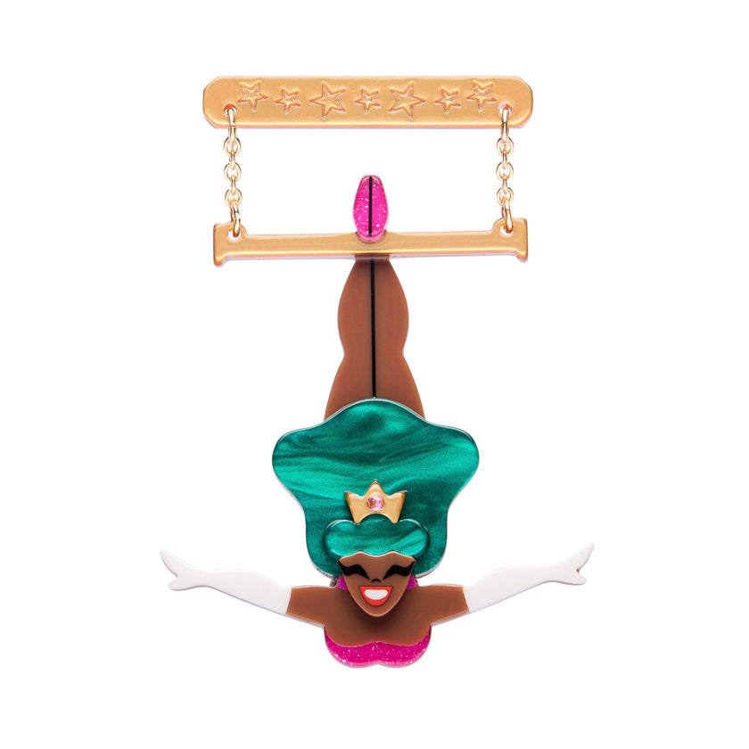 Erstwilder A Day at The Fair Collection - Trapeze with Ease Brooch