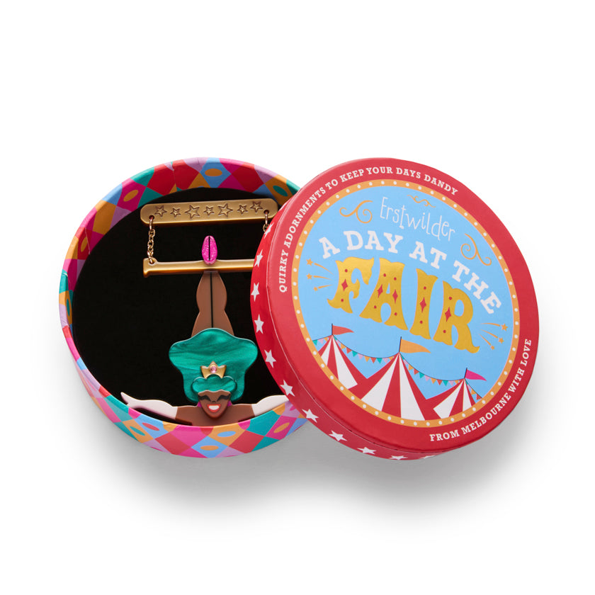 Erstwilder A Day at The Fair Collection - Trapeze with Ease Brooch