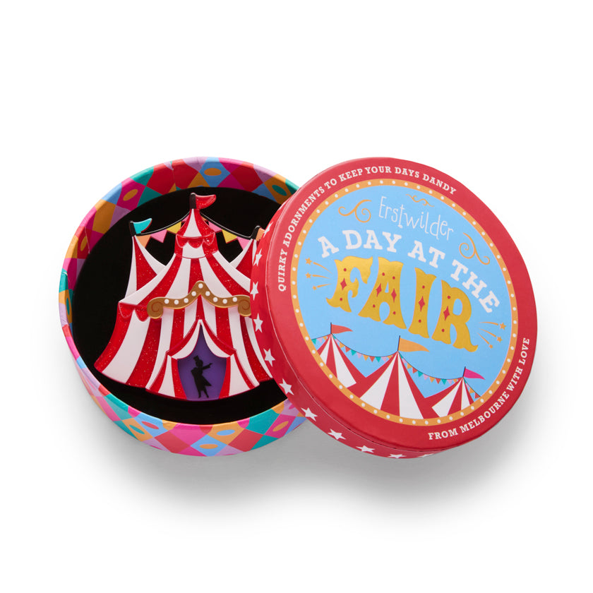 Erstwilder A Day at The Fair Collection - The Big Top Brooch