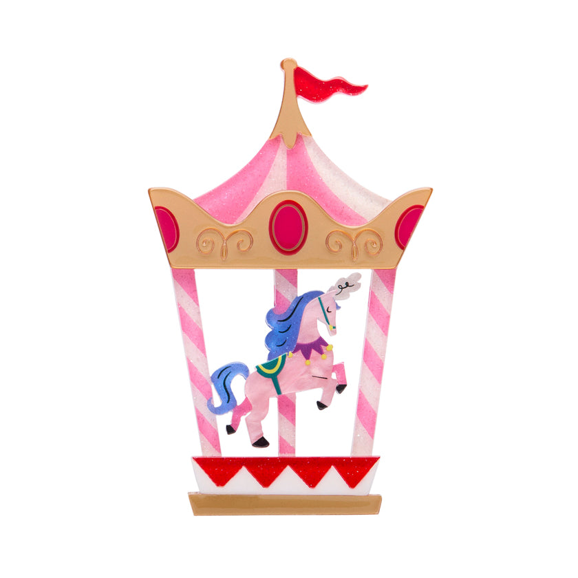 Erstwilder A Day at The Fair Collection - Carousel for One Brooch