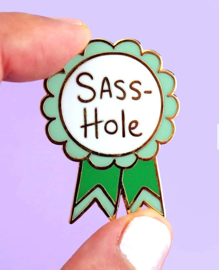 Jubly-Umph Lapel Pin Sass-Hole