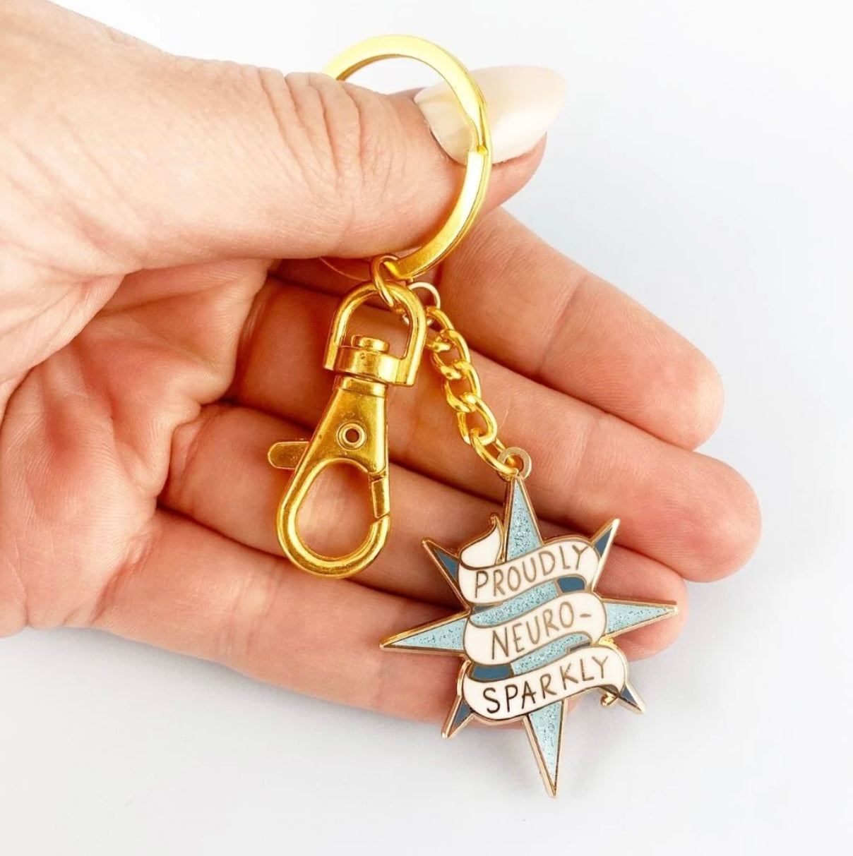 Jubly-Umph Proudly Neuro-Sparkly Keychain