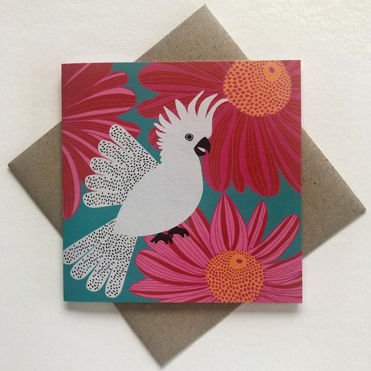 Jocelyn Proust Designs Card Sulphur Crested Cockatoo