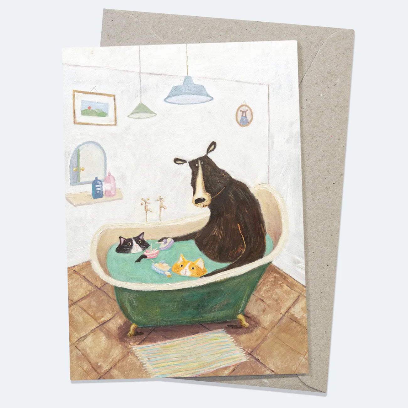 Beau Wylie Card ‘Bath Time’