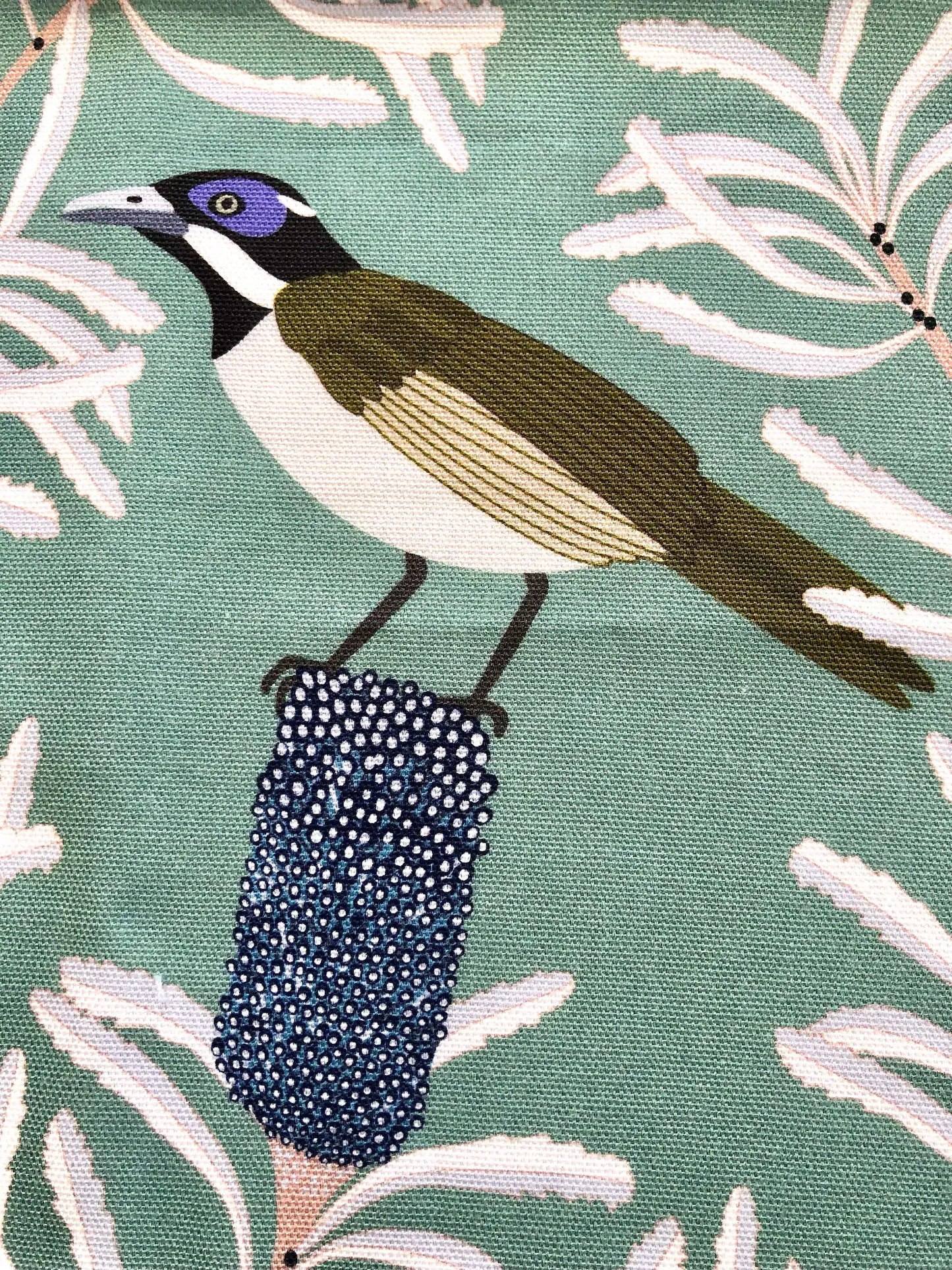 Jocelyn Proust Designs Tea Towel Blue Faced Honeyeater