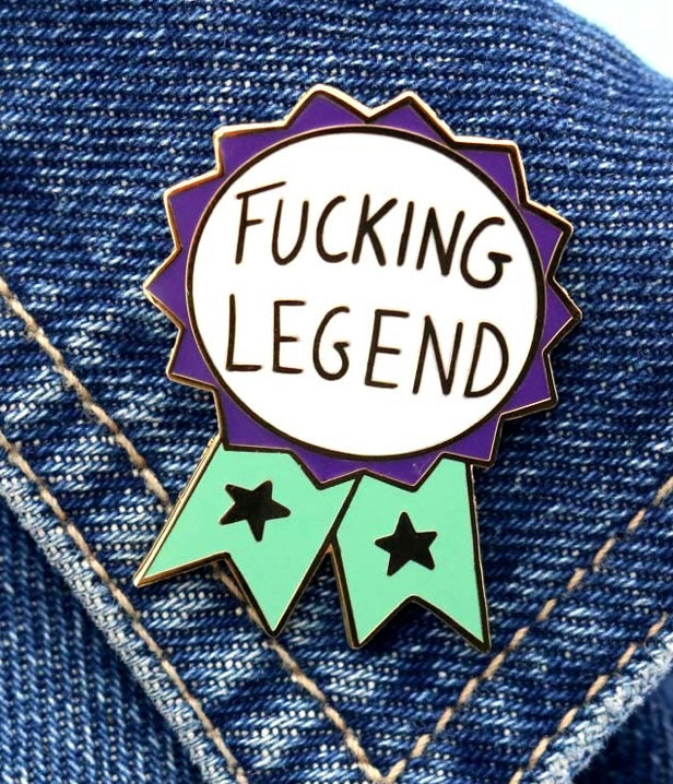 Jubly-Umph Lapel Pin Fucking Legend