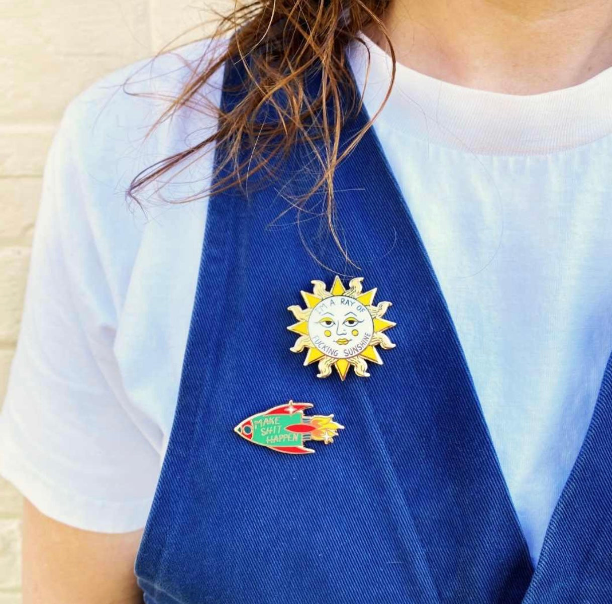 Jubly-Umph I'm A Ray Of Fucking Sunshine Lapel Pin