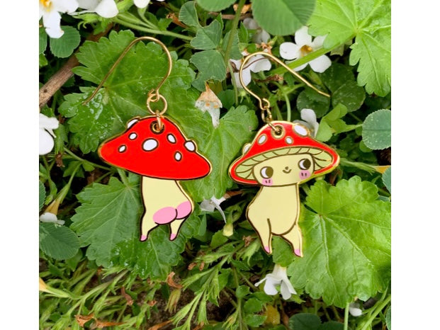 Hannakin Mushroom Earrings