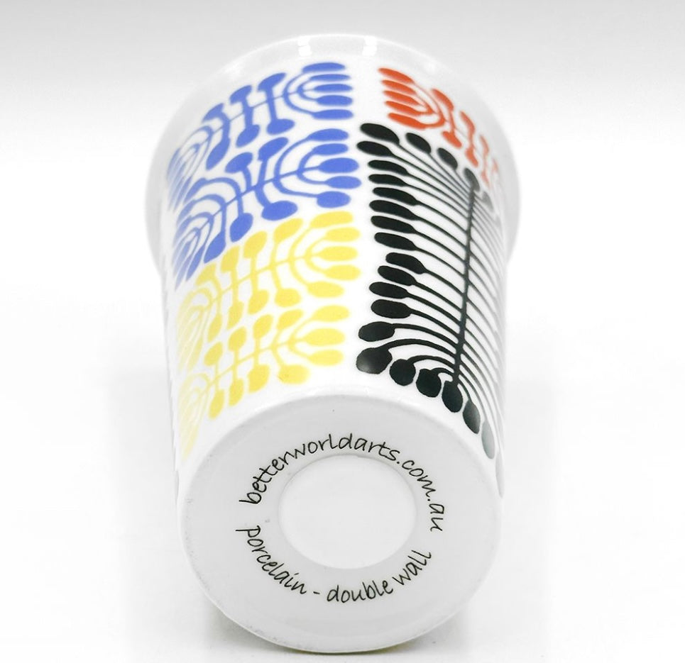Better World Arts - Ceramic Travel Mug, Mitjili Napurrula