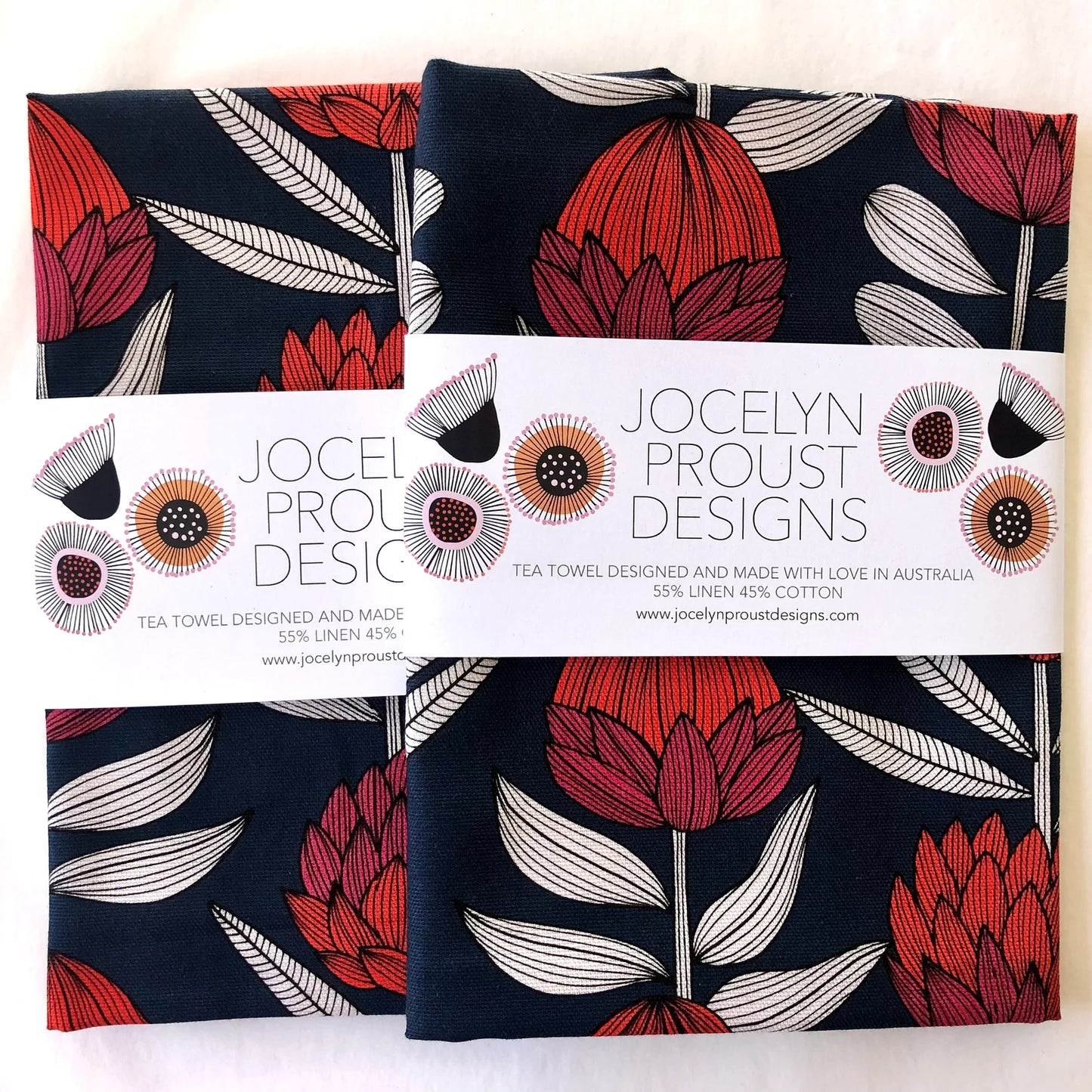 Jocelyn Proust Designs Tea Towel Protea