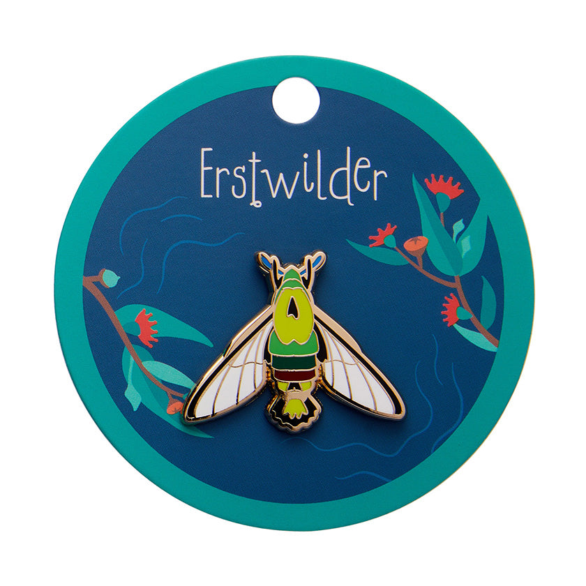 Erstwilder Glimmer the Hawk Moth Enamel Pin