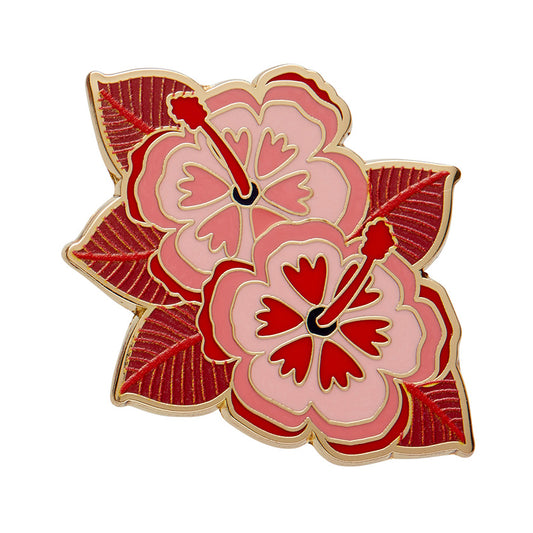 Erstwilder x Jocelyn Proust Halcyon Hibiscus Enamel Pin