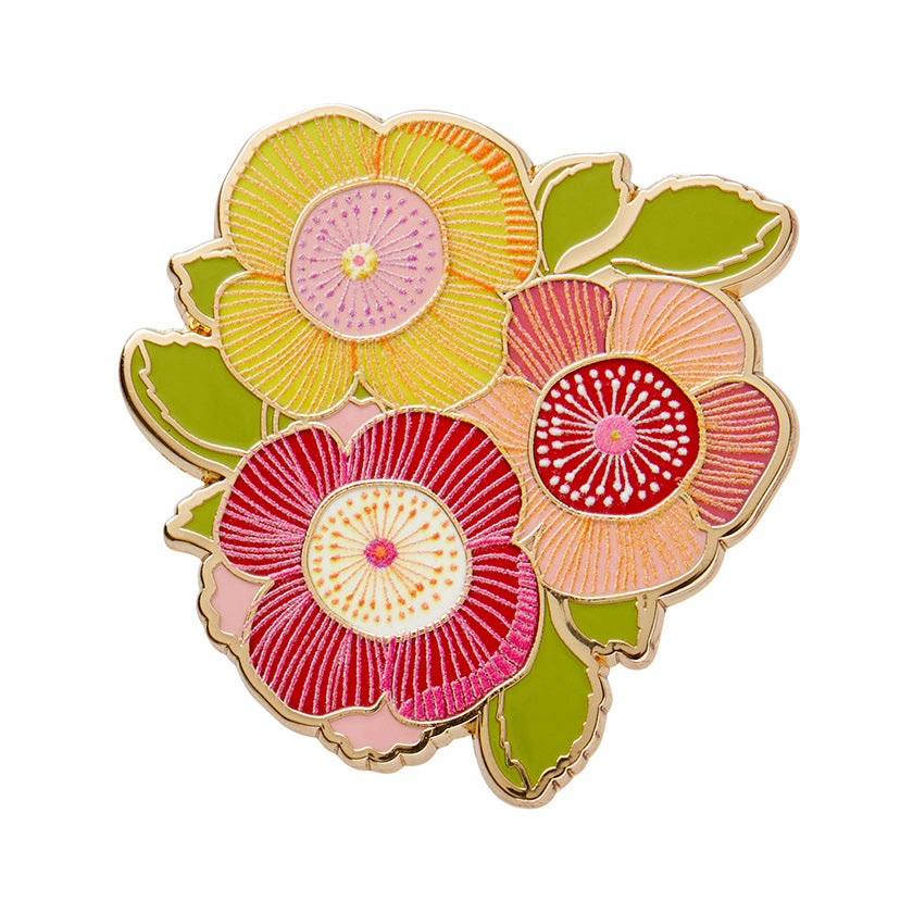 Erstwilder x Jocelyn Proust Pretty Poppies Enamel Pin