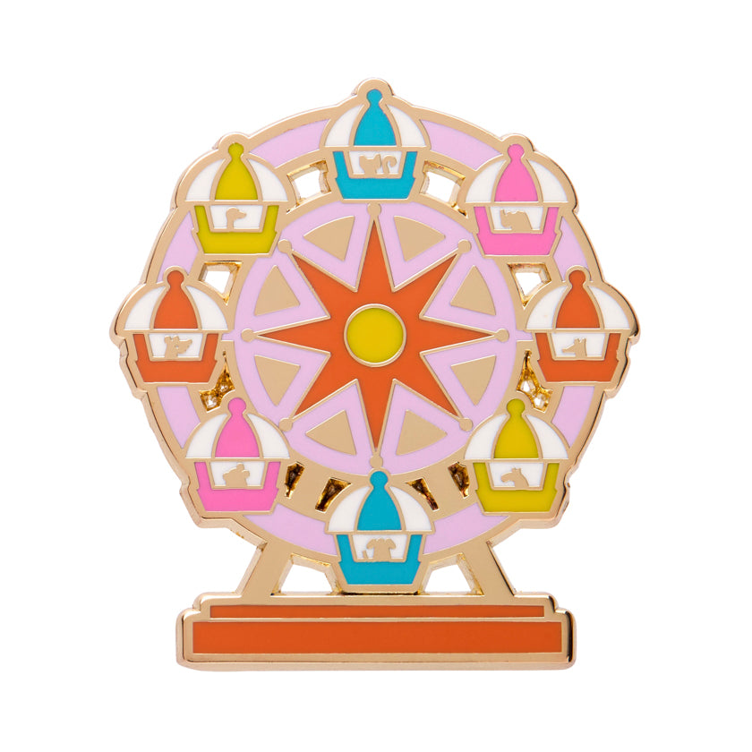 Erstwilder A Day at The Fair Collection - A Wheely Good View Enamel Pin