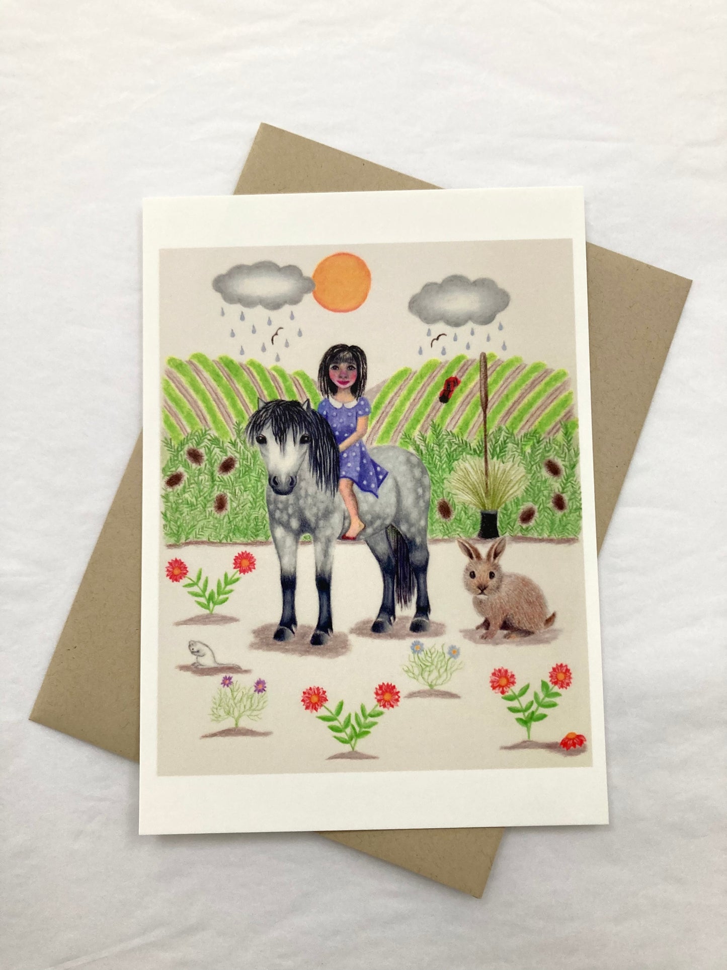 Michelle Hosking Postcard Summer Rain