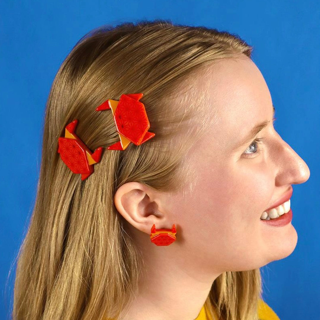 Erstwilder The Good Crab Hair Clip Set