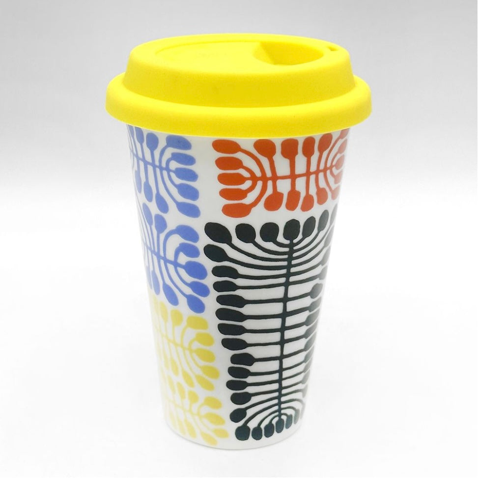 Better World Arts - Ceramic Travel Mug, Mitjili Napurrula
