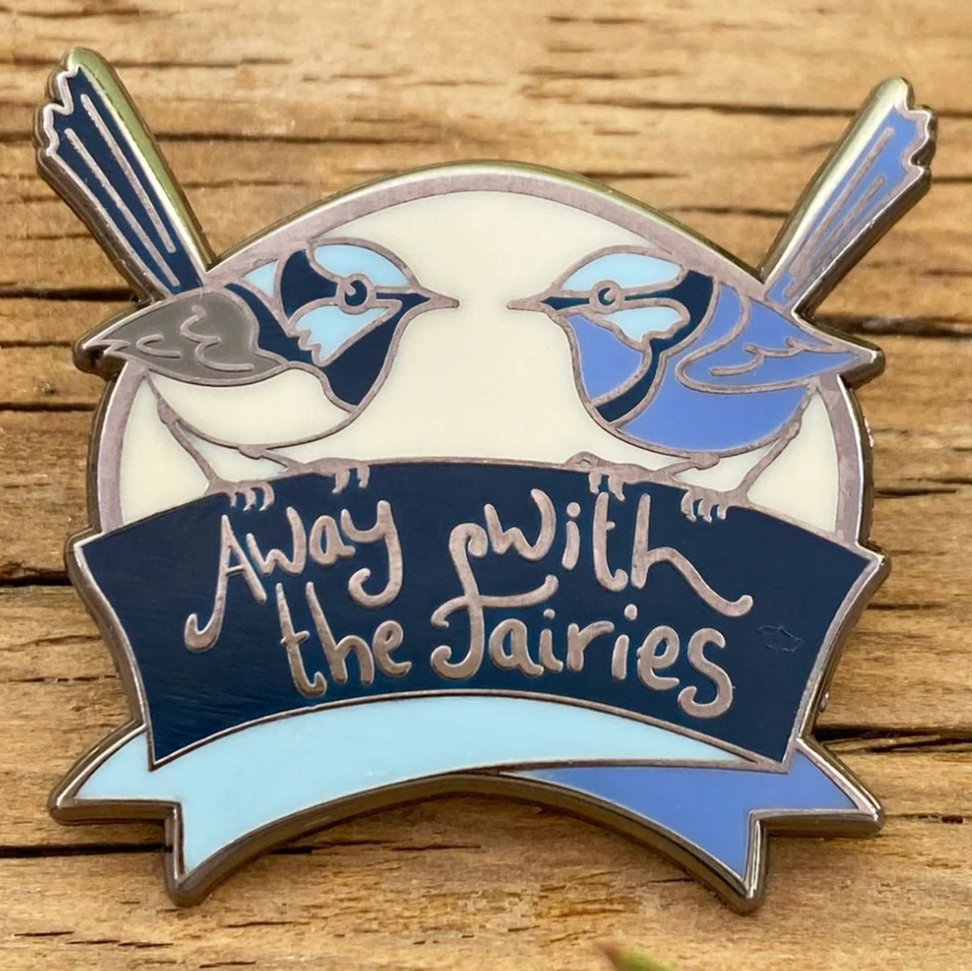 Away With The Fairies Enamel Pin
