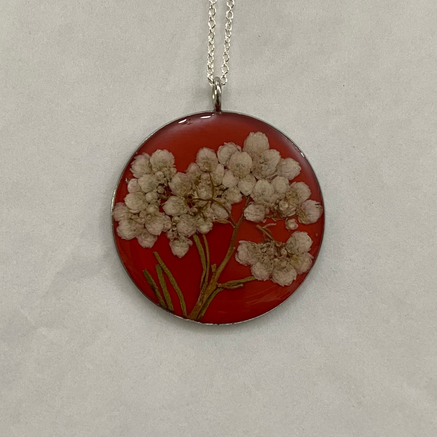 Flowers In Your Hair Necklace - Resin Flora Pendant