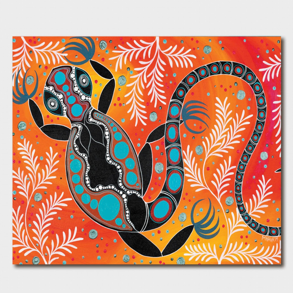 Melanie Hava Card Tata Lizard