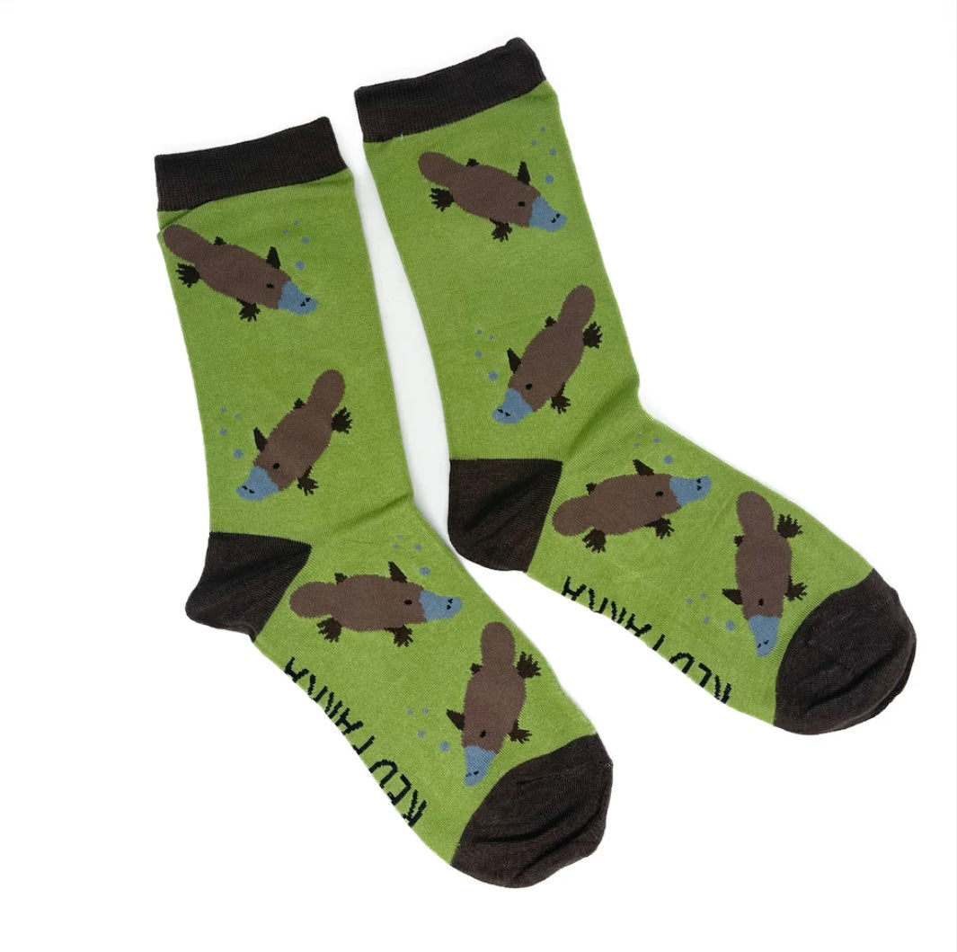 Red Parka - Platypus Socks