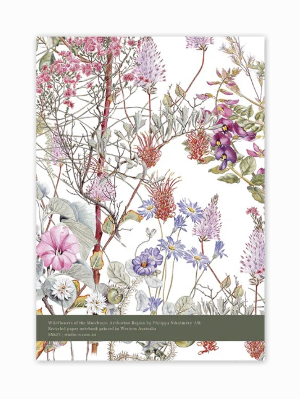 Studio N A5 Notebook - Wildflowers of the Murchison Ashburton Region