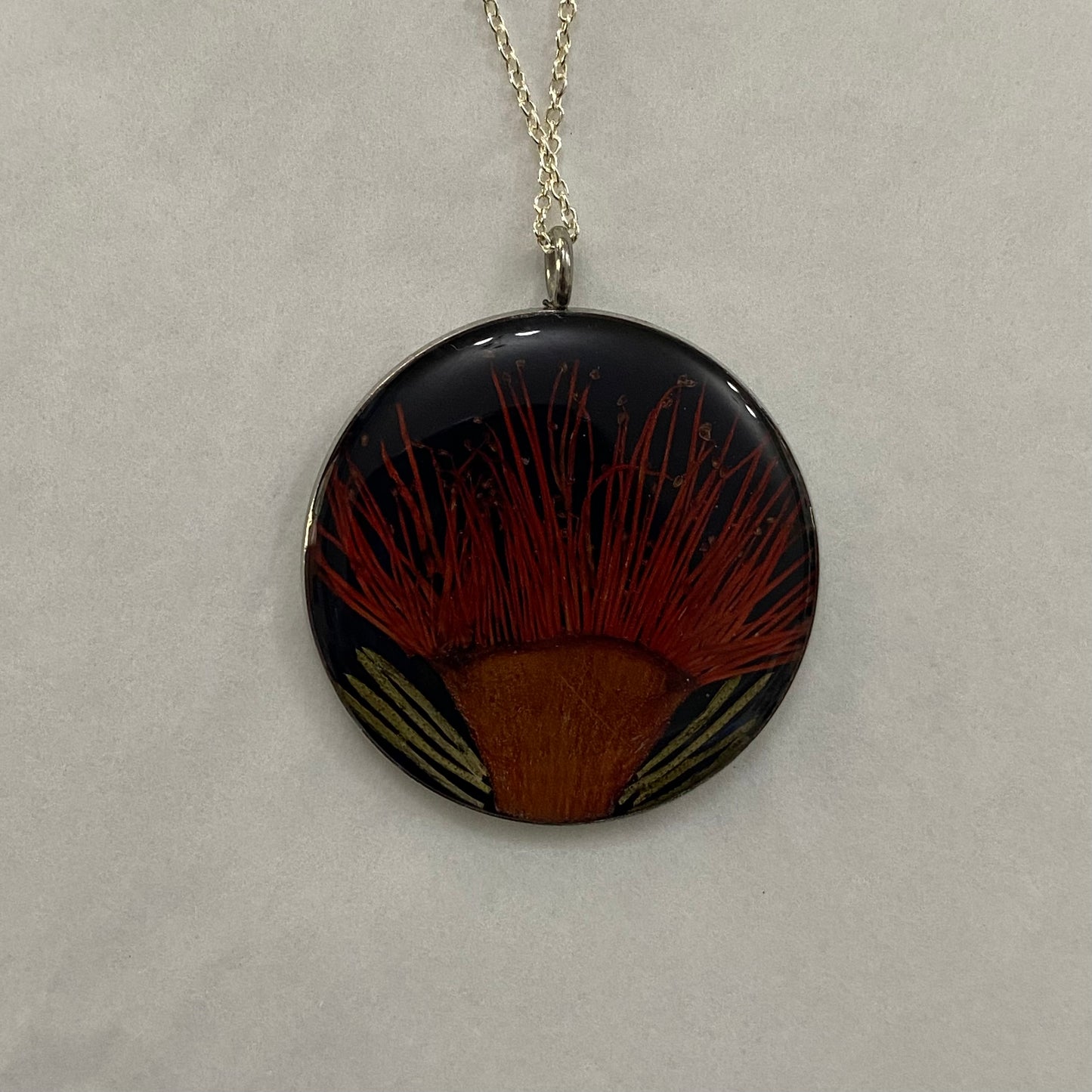 Flowers In Your Hair Necklace - Resin Flora Pendant