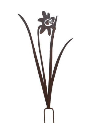Overwrought Daffodil Garden Stake