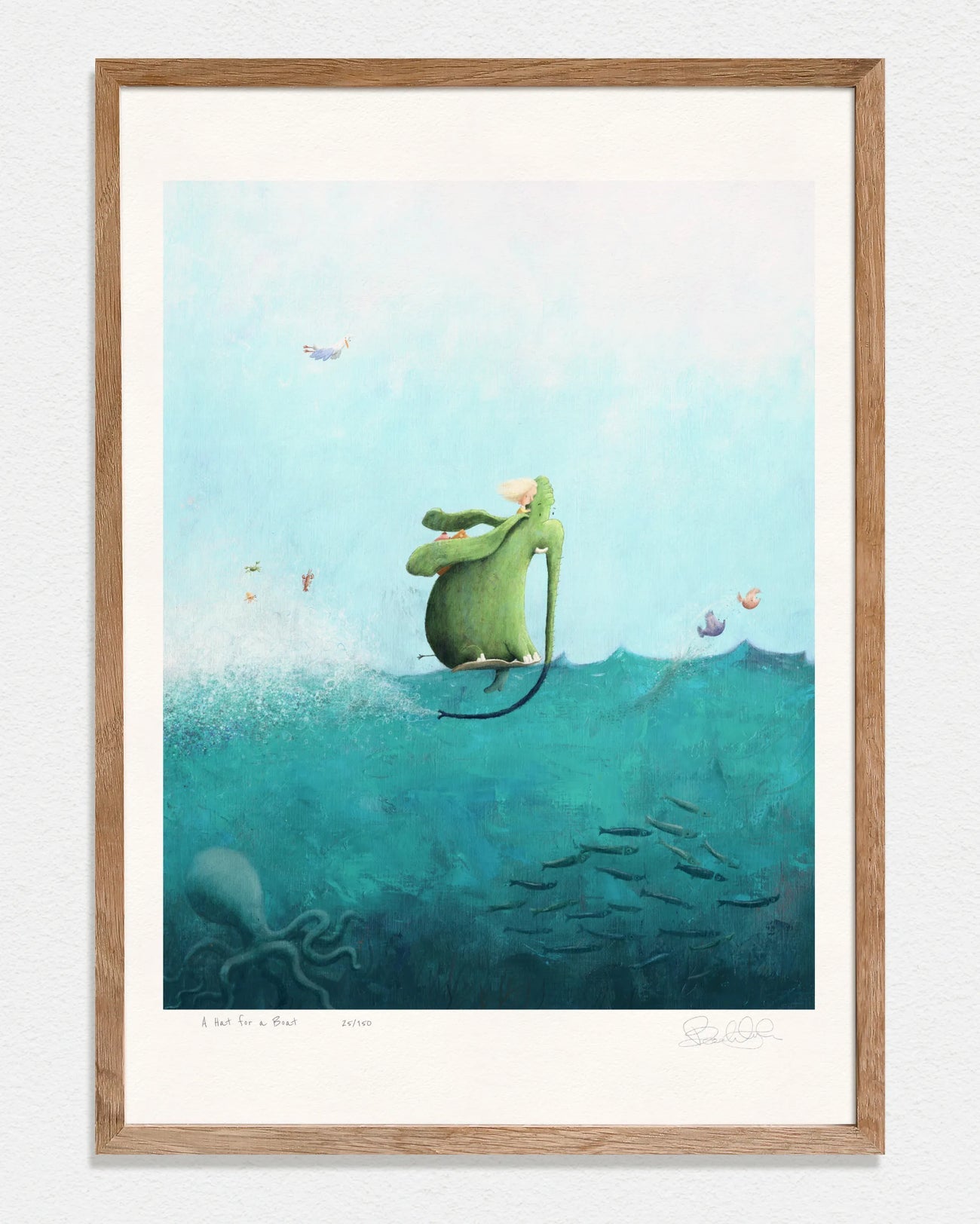 Beau Wylie Print - a hat for a boat