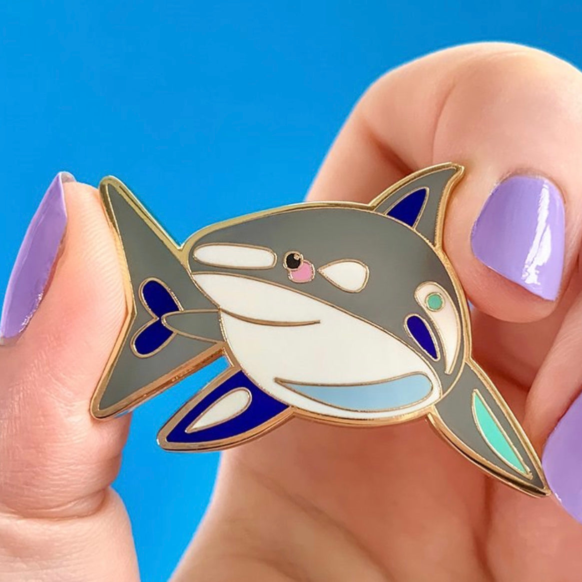 Erstwilder The Guileless Great White Shark Enamel Pin