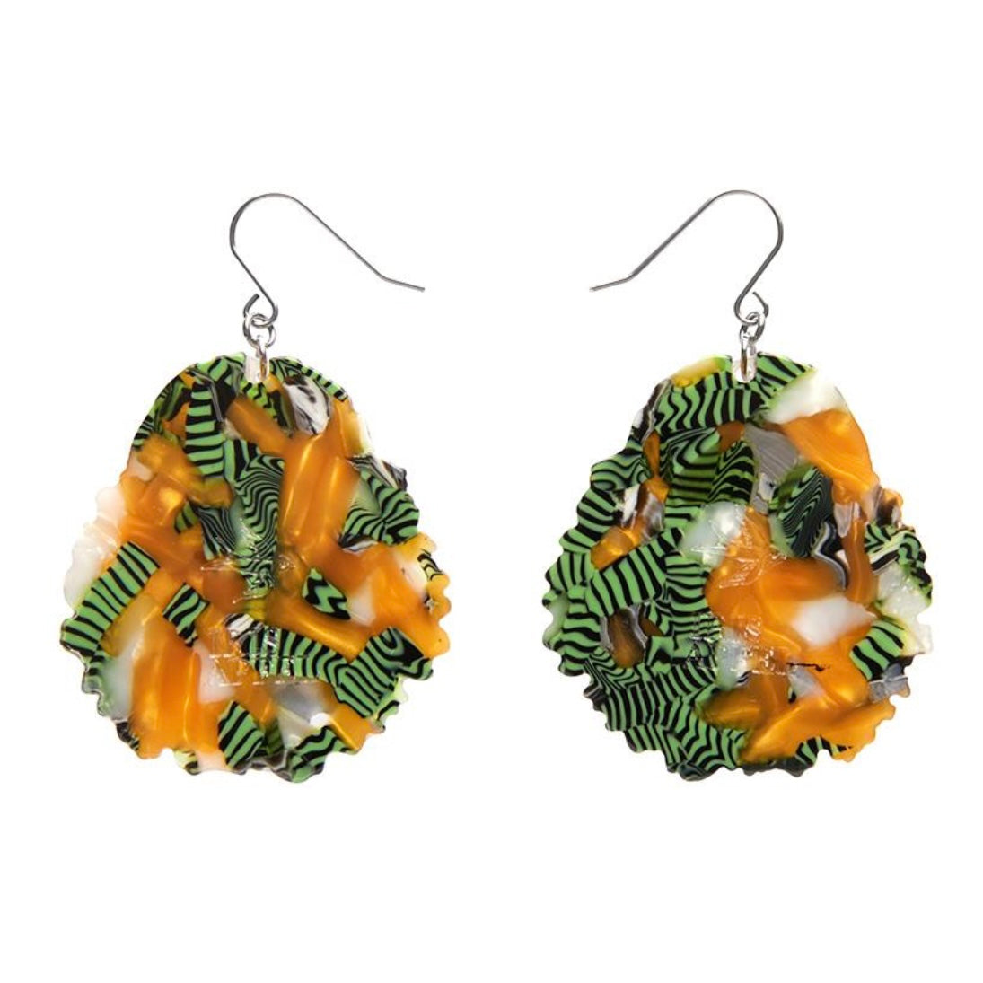 Erstwilder - Adorned in Feathers Iris Drop Earrings